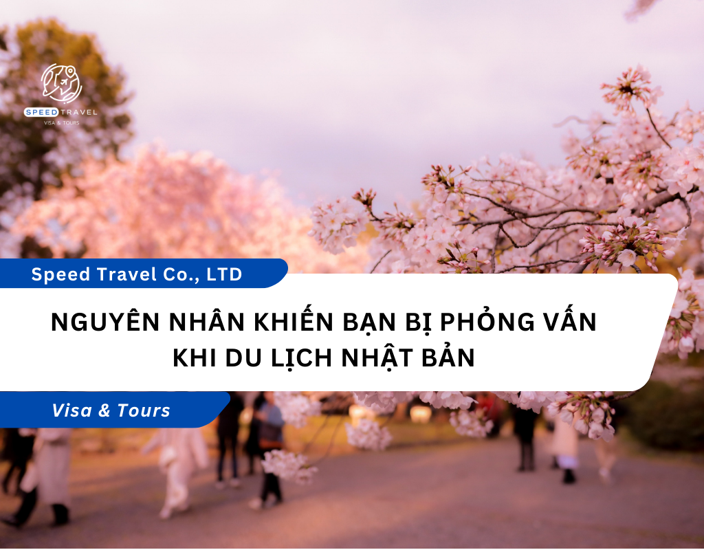 Nguyên nhân khiến bạn bị phỏng vấn khi du lịch Nhật Bản