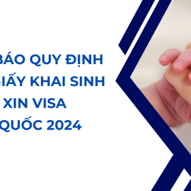 Thông Báo Quy Định Mới Về Giấy Khai Sinh Khi Xin Visa Hàn Quốc 2024- Speed Travel