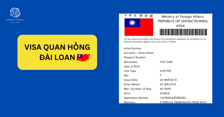VISA QUAN HỒNG ĐÀI LOAN