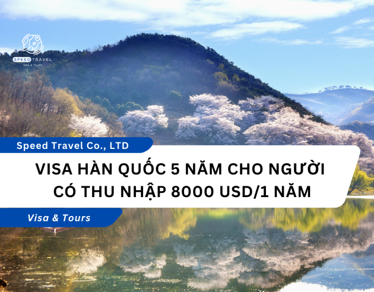 Visa Hàn Quốc 5 Năm Cho Người Có Thu Nhập 8000 USD_1 năm