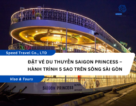 Du Thuyền Saigon Princess – Hành Trình 5 Sao Trên Sông Sài Gòn