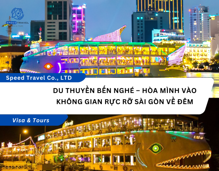 Du Thuyền Bến Nghé – Hòa Mình Vào Không Gian Rực Rỡ Sài Gòn Về Đêm
