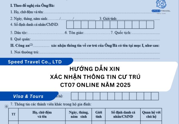Hướng Dẫn Xin Xác Nhận Thông Tin Cư Trú CT07 Online năm 2025