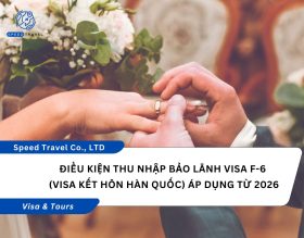 Điều kiện thu nhập bảo lãnh visa F-6 (visa kết hôn Hàn Quốc) – Quy định áp dụng từ 2026